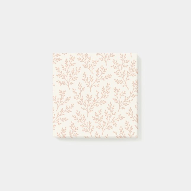 Skogskvistar Varm Aprikos - Neutral Post-it Block (Framsida)
