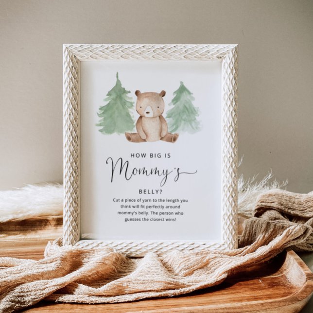 Skogslandet är lika stort som mamma-belly-spelet poster (Skapare uppladdad)