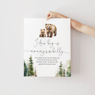 Skogslandet är lika stort som mamma-belly-spelet poster