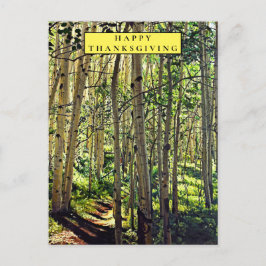 Skogslandet i Helgdag Aspen Helg Vykort