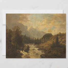 Skogslandskap (av Josef Kriehuber) Kort