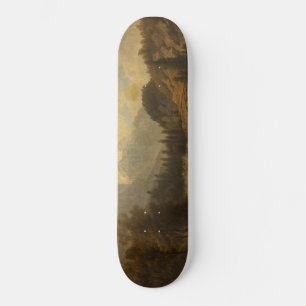 Skogslandskap (av Josef Kriehuber) Mini Skateboard Bräda 18,5 Cm