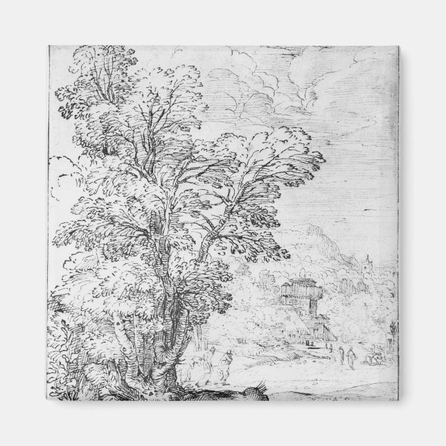 Skogslandskap Magnet (Framsidan)