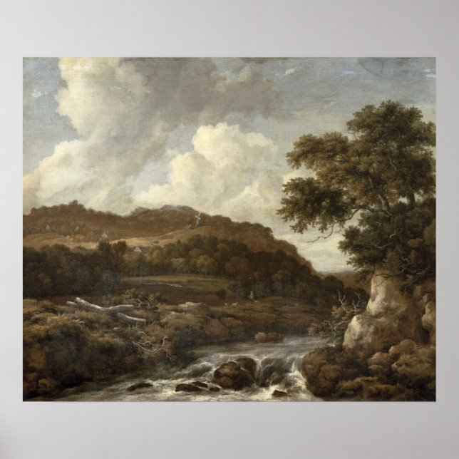 Skogslandskap med Torrent Poster (Framsidan)