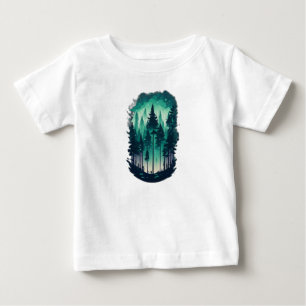 Skogslandskapet gräs t shirt