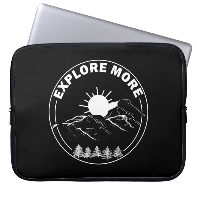 Skogslandskapet gräs träd laptop fodral (Framsidan)