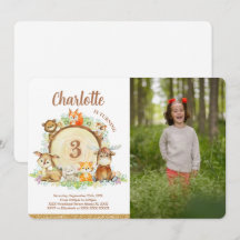 Skogslandskaps fotofestkort