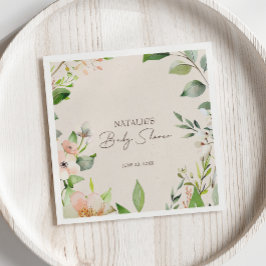 Skogslevande Djur Boho Baby Shower Pappersservett