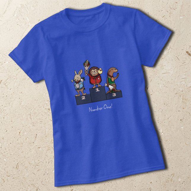 Skogslevande djur Nummer Ett! Gåvopall Konst T Shirt (Skapare uppladdad)