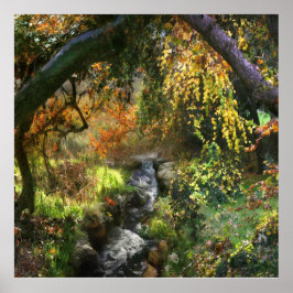 SKOGSLITEN MITTEN-RIVER POSTER