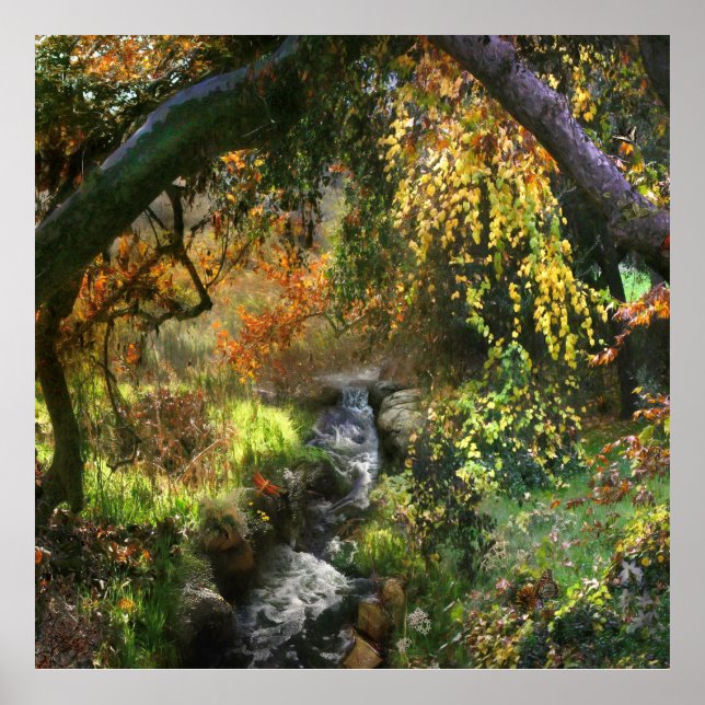 SKOGSLITEN MITTEN-RIVER POSTER (Framsidan)