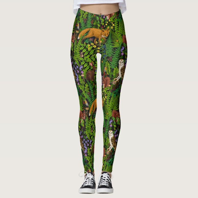 Skogsliv Leggings (Framsida)