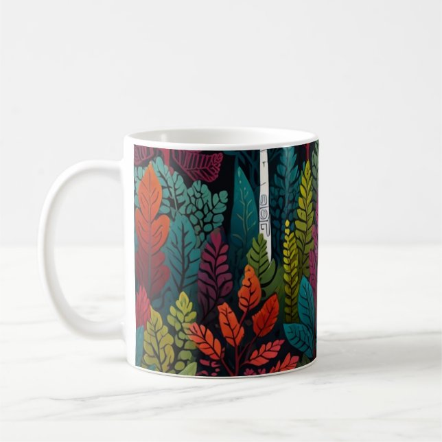 SKOGSLÖVVERK KAFFEMUGG (Vänster)