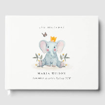 Skogsmark Baby Elephant Foliage any age Birthday