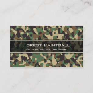 Skogsmark Camo, Flecktarn kamouflagevisitkort Visitkort