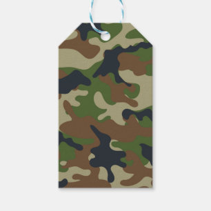 Skogsmark Camo Presentetikett