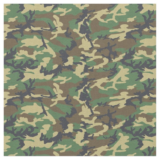 Skogsmark Camo Tyg (Närbild)