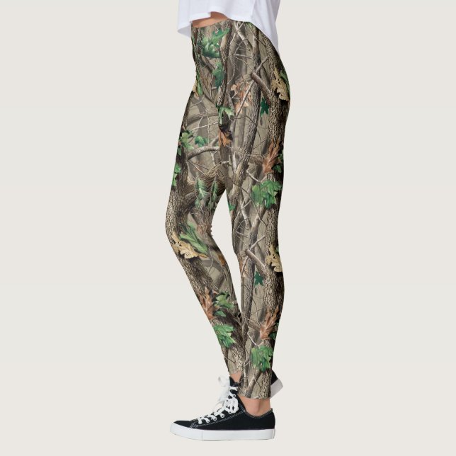 Skogsmark Camo Womans Leggings (Vänster)