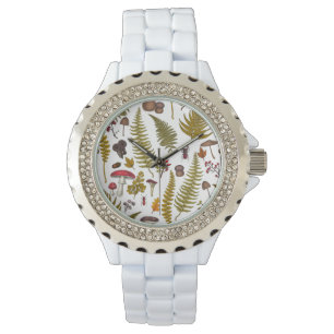 Skogsmark, flora och fauna 2 armbandsur