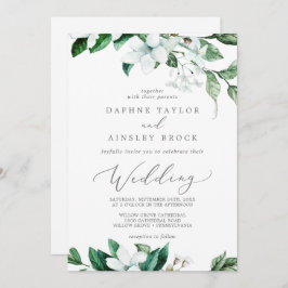 Skogsmark Greenery alla på ett Bröllop Inbjudningar