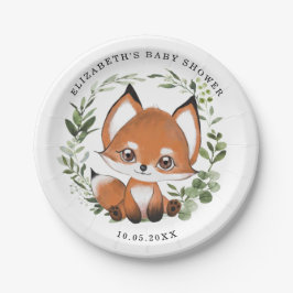 Skogsmark Greenery Fox 1:a födelsedag Babyskor