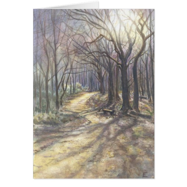 Skogsmark Hälsningskort (Framsidan)