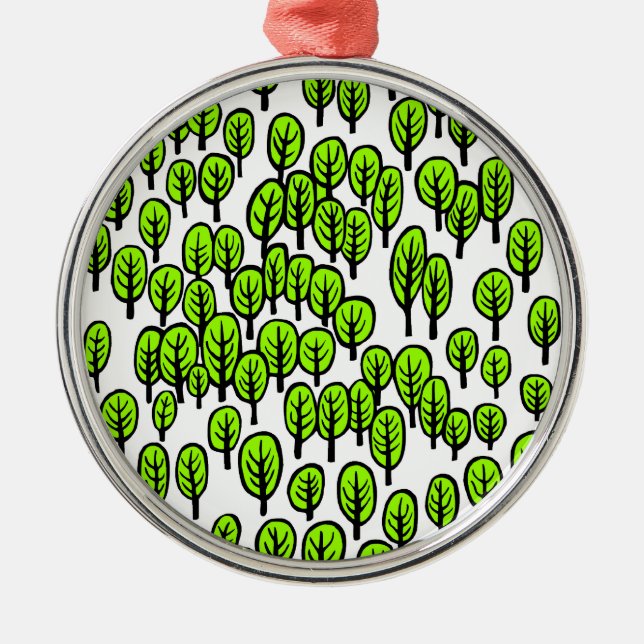 Skogsmark Julgransprydnad Metall (Framsidan)