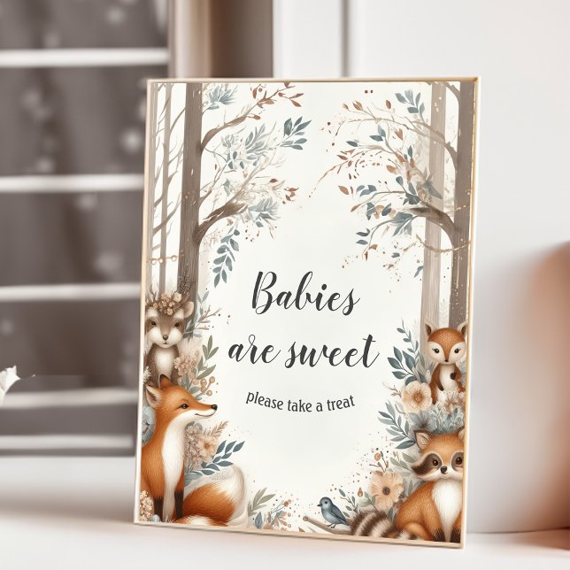 Skogsmark - Poster babydusch (Skapare uppladdad)