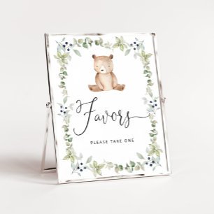 Skogsmark vi kan vänta på baby Favorittecken Poster