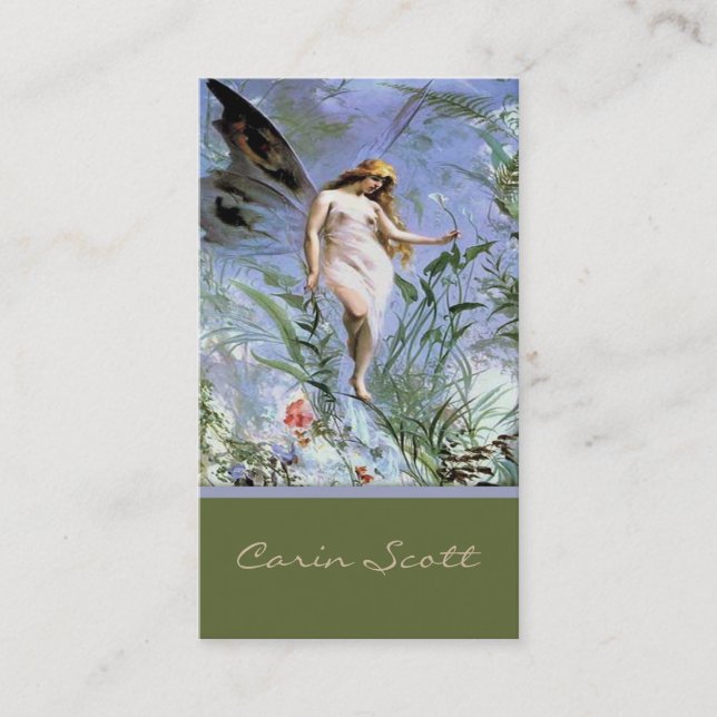 Skogsmarkängelvisitkort Visitkort (Framsida)