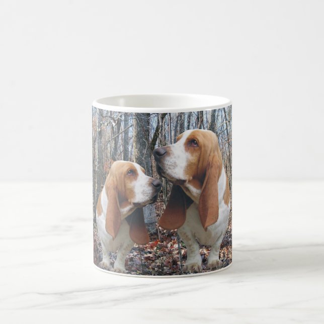 SkogsmarkBassethund Kaffemugg (Center)