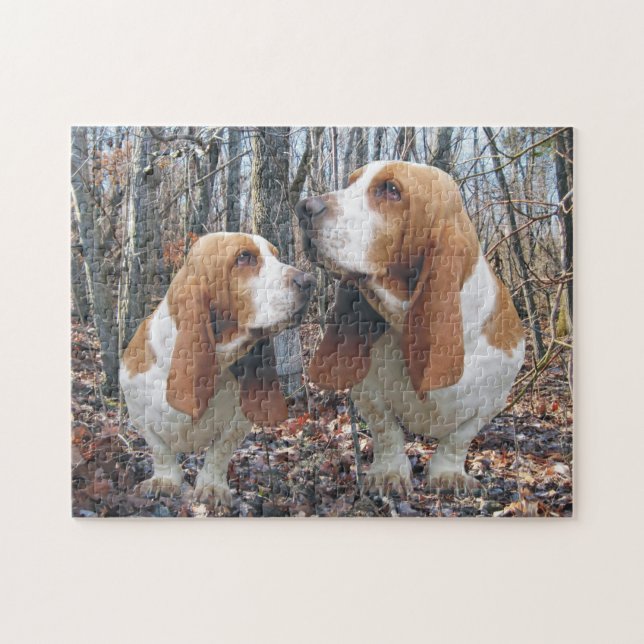 SkogsmarkBassethundar Pussel (Horisontell)