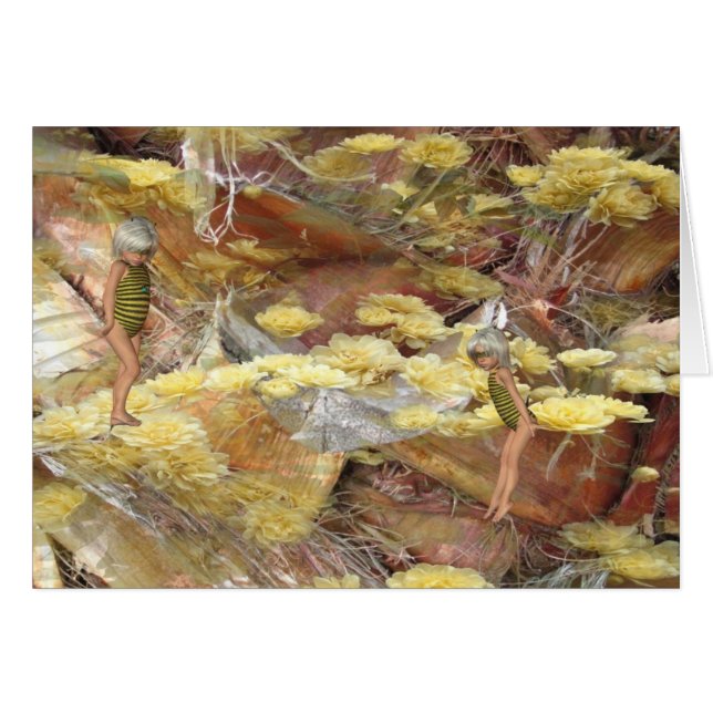 Skogsmarkbin Hälsningskort (Framsidan Horizontal)