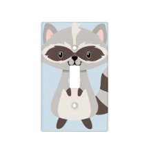 Skogsmarkdjur som den ljusa raccoonen kopplar,