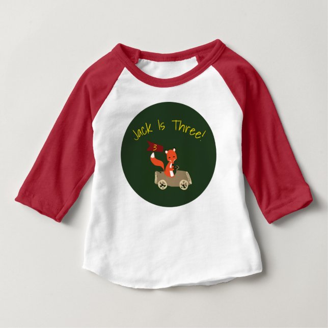 Skogsmarkfödelsedagskjorta T Shirt (Framsida)