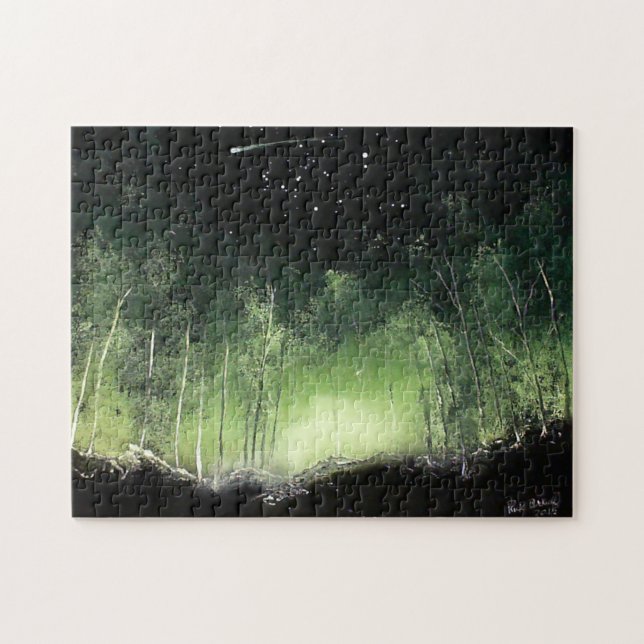 Skogsmarkgåtapussel Pussel (Horisontell)