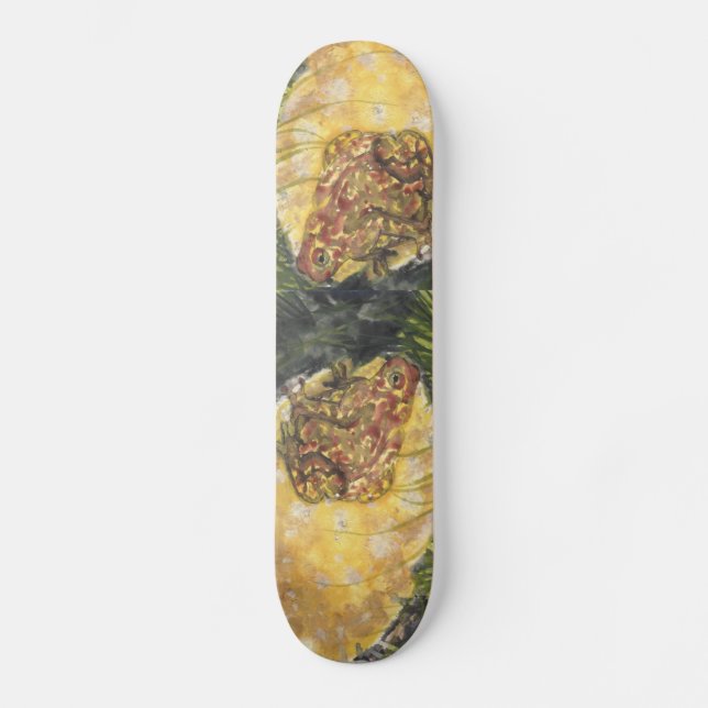 skogsmarkpaddaskateboard skateboard bräda 19,5 cm (Framsida)