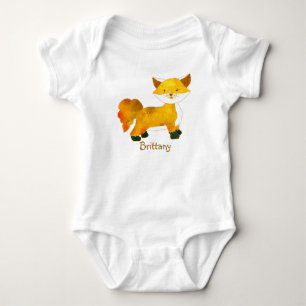 Skogsmarkräv + T-tröja för anpassadenamnbaby T Shirt