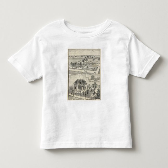 Skogsmarkuppehåll, lantgårdar t shirt (Framsida)
