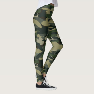 Skogsmaskeringsmönster Taktil Militärmaskering Leggings