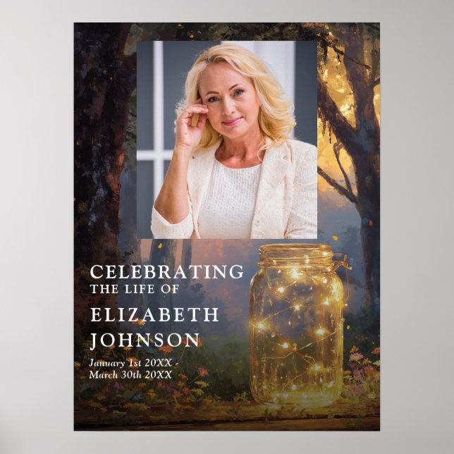 Skogsmasonjärs livets firande välkomstskylt poster (Framsidan)