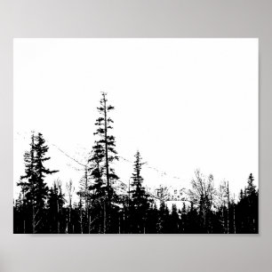Skogsmuren i Rustitenbergen Art Decor Poster