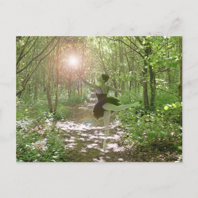 Skogsnymf Vykort (Framsida)