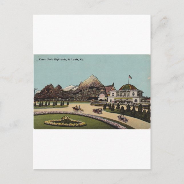 Skogsparken Highlands, St. Louis, Missouri Vykort (Framsida)
