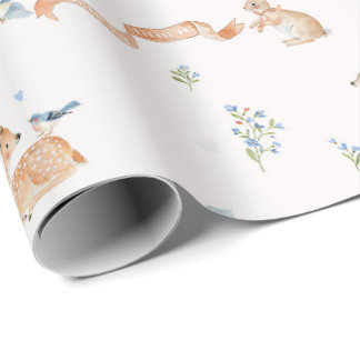 Skogsrådjursunge, skogsfåglar, fläckig hjort, sång presentpapper
