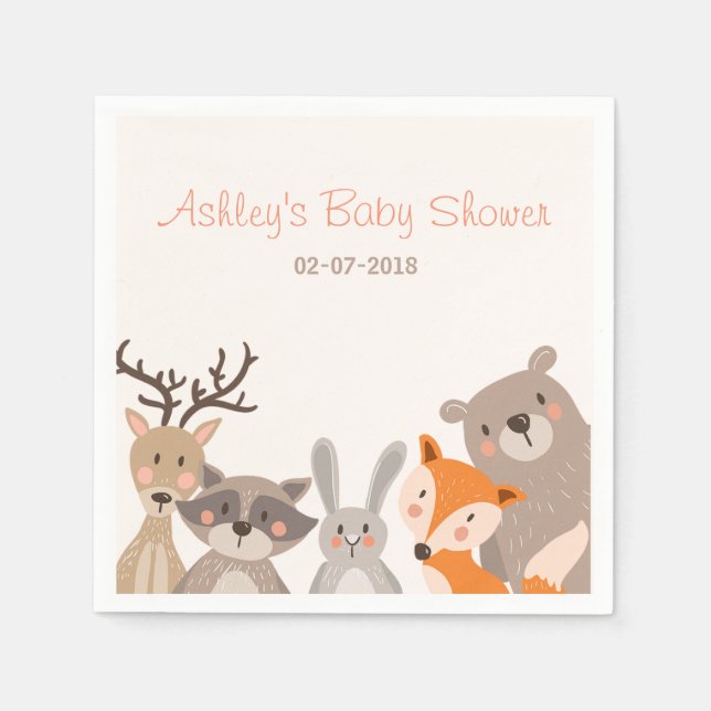 Skogsräv (Forest Bear Fox), Pappersservett Animals (Framsidan)