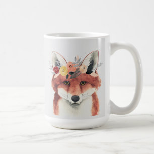 Skogsräv i Krona Kaffemugg