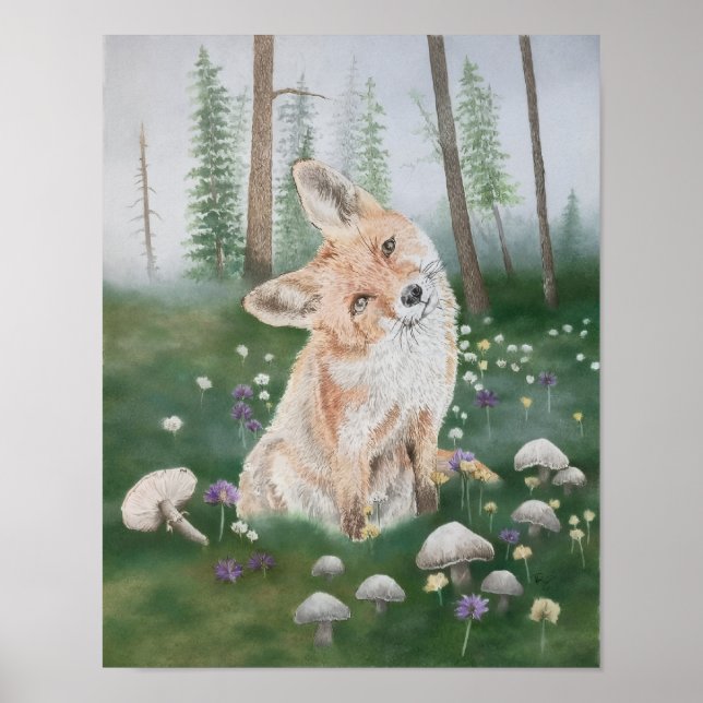 Skogsräv Poster (Framsidan)