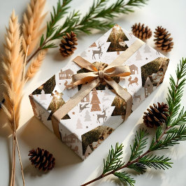 Skogsrävar, kanin och renbyn 2 Foto Presentpapper