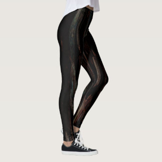 Skogsröda träd bark-lägger 2 leggings